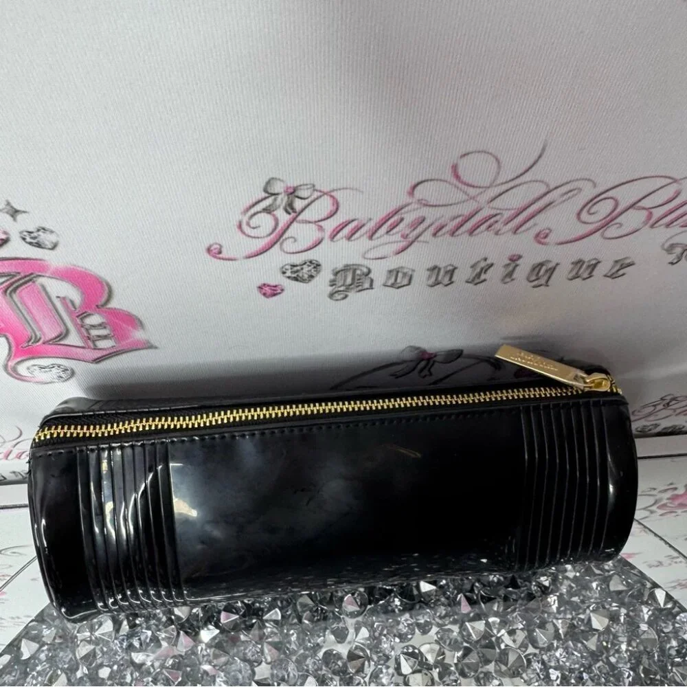Jean Paul Gaultier bag barrel tootsie new with plastic zipper gold cylinder luxe